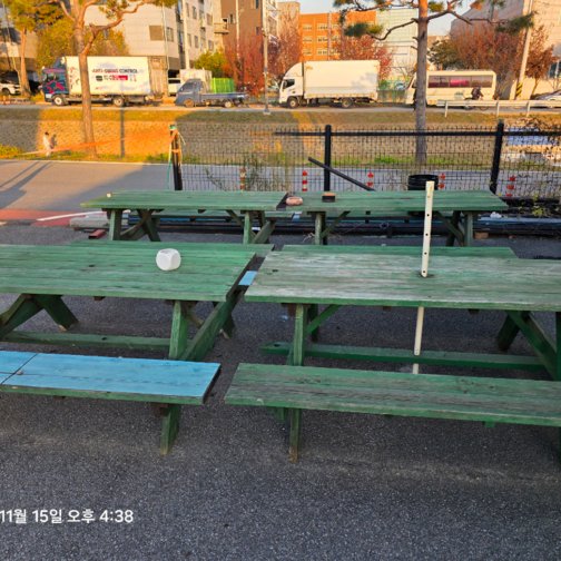 야외 테이블